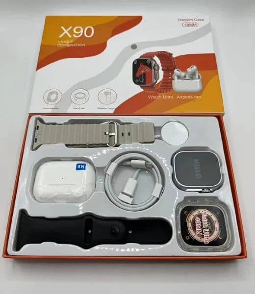 X90 Ultra 49mm Smart Watch With Earbuds 4