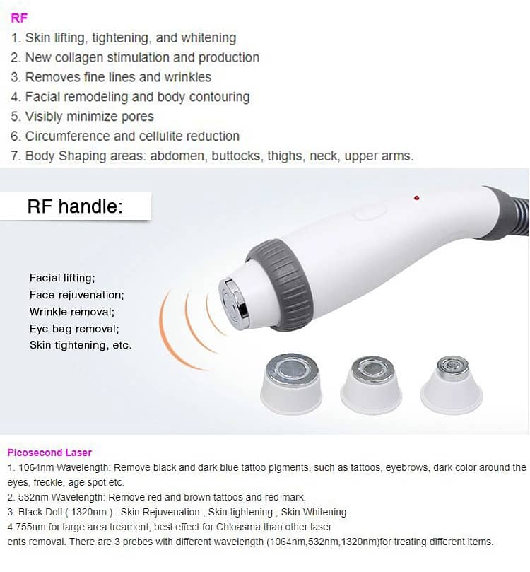 4in1 IPL multifunctional hair removal laser machine 4