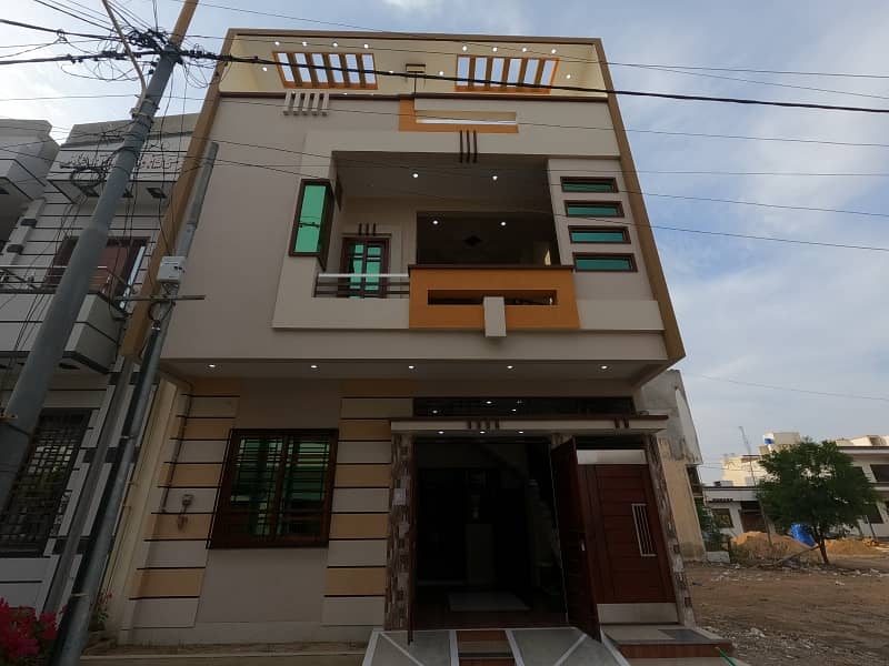 Brand New House 120 Sq. Yd. Ground+1 For Sale At Sector Q-3 Gulshan-E-Maymar 0