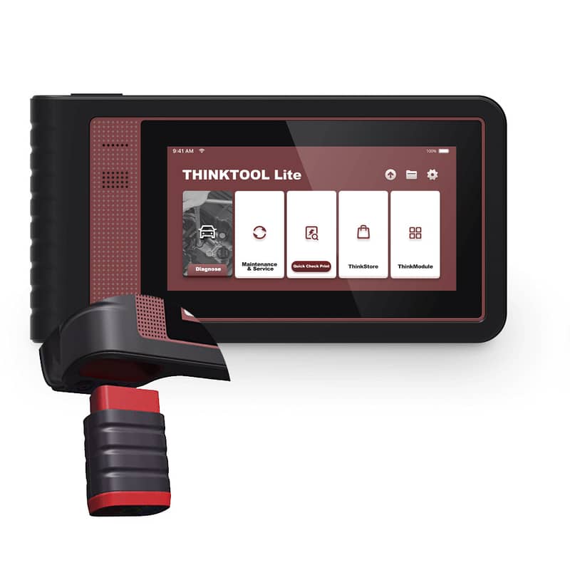 THINKCAR THINKTOOL LITE + PRINTER OBD2 CAR SCANNER CONNECTORS LAUNCH 1