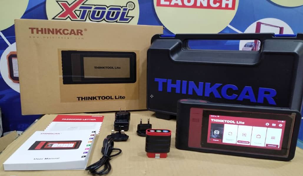 THINKCAR THINKTOOL LITE + PRINTER OBD2 CAR SCANNER CONNECTORS LAUNCH 2