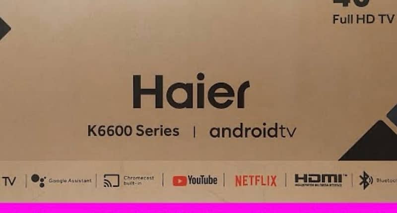 haier 32 inches android hd tv k6600 0