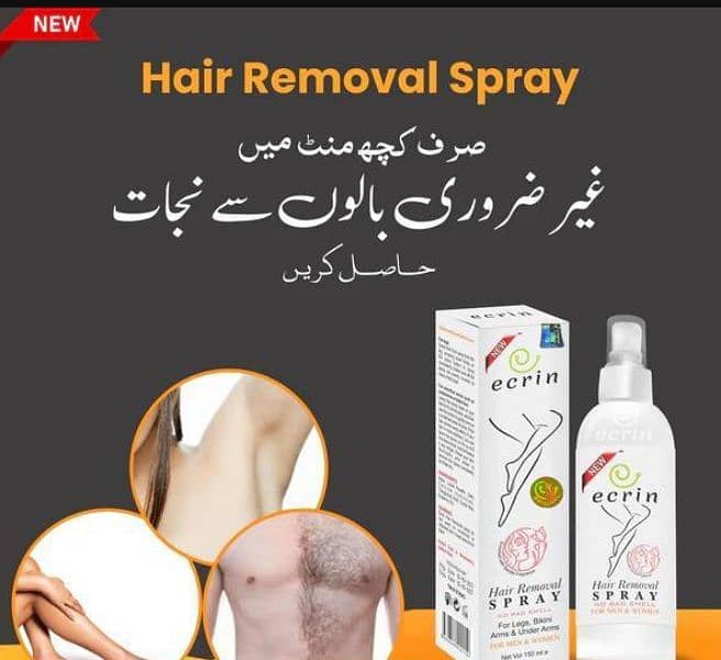 Hair removal spray 1