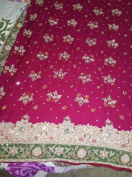 Red bridal lengha 1