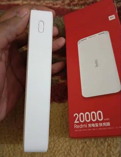 Redmi Orignal 20,000 mAh fast charging Power Bank 1