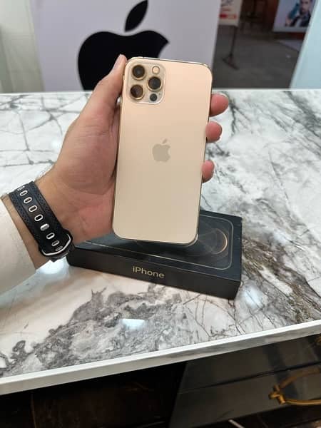 iPhone 12 Pro 128Gb Pta Approved Fullbox Gold 1