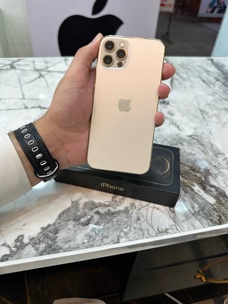 iPhone 12 Pro 128Gb Pta Approved Fullbox Gold 3