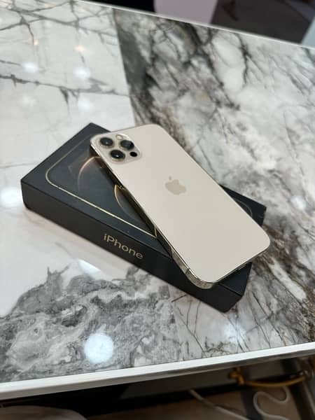 iPhone 12 Pro 128Gb Pta Approved Fullbox Gold 0