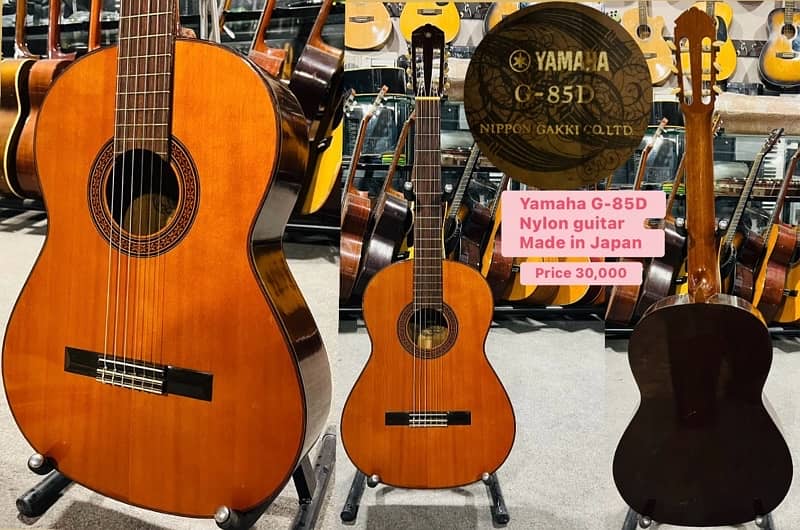 Yamaha nylon guitar G-90 A Nippon Gakki Co. Ltd Made in Japan 8