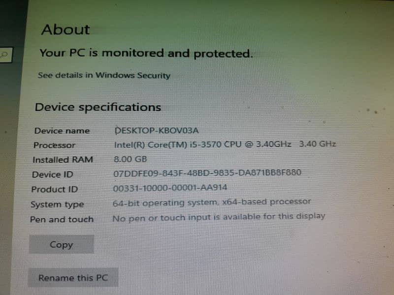 Core i5 3rd gen DeLL 2