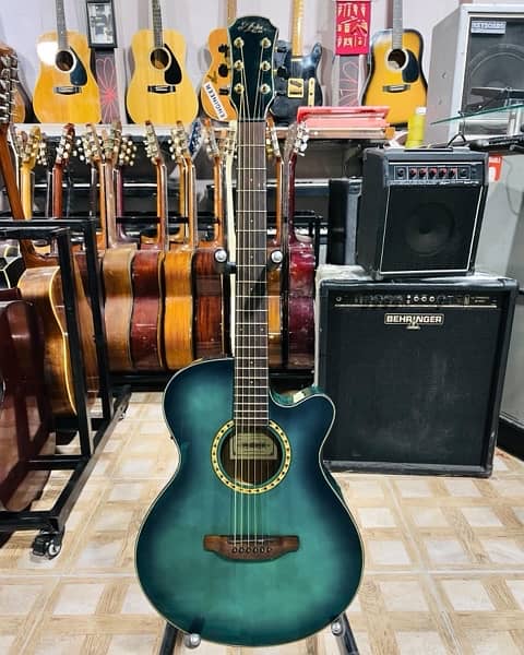 Aria semi acoustic guitar  Model no TG-1 SGR Made in Japan 4