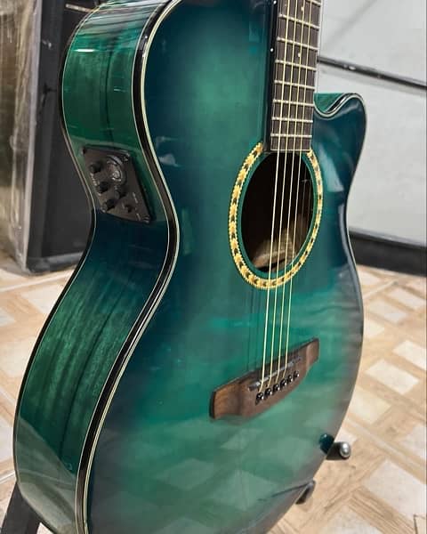 Aria semi acoustic guitar  Model no TG-1 SGR Made in Japan 9