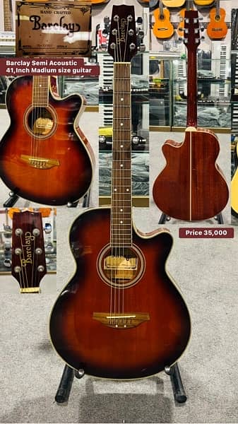 Aria semi acoustic guitar  Model no TG-1 SGR Made in Japan 13