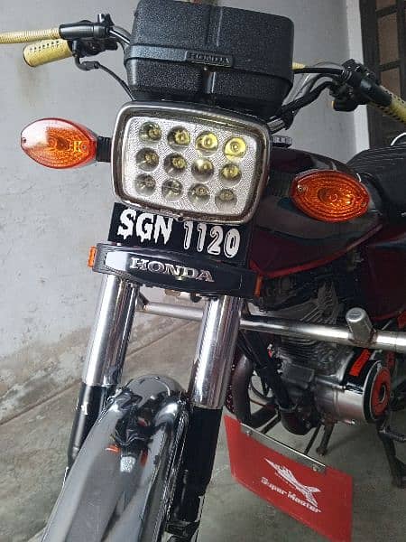 Honda cg 125 for sale in Sargodha 9 number chongi 13