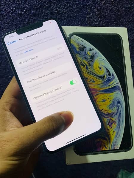 iphone xs max 64gb physicall sim pta approved 2