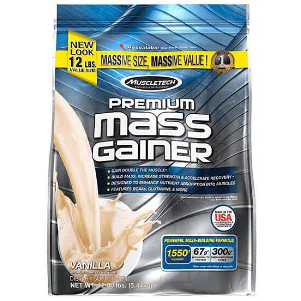 PREMIUM MASS GAINER NEW PACKING. IMPORTED 1