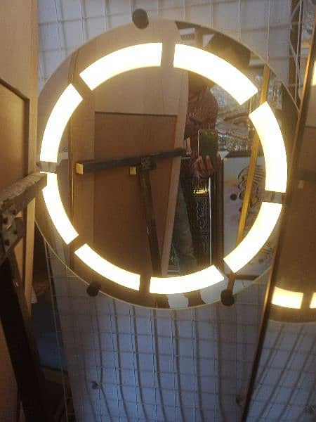 modern led light mirror for modern decoration 24 x 24 inches 1