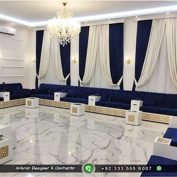 Arabic Majlis Sofa Set - Afghani Sofa Majlis (0333-5556007) - Sofas 