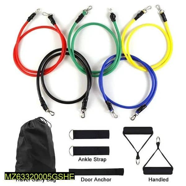 11 PCs Resistance Band for Gym 1