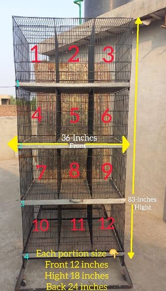 Cage for bird Breeding  orrignal pics & details attached 0