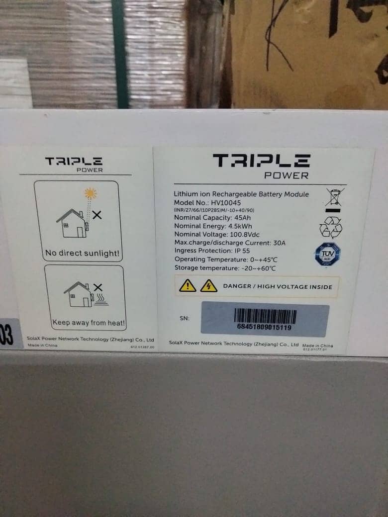 lithuim battery for sale 48v 134 Ah triple power Lithium ion battery 1