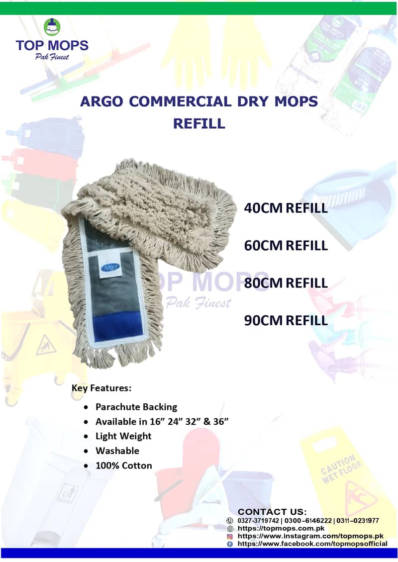 Dry Mops - Dust Mops - Wet Mops 4