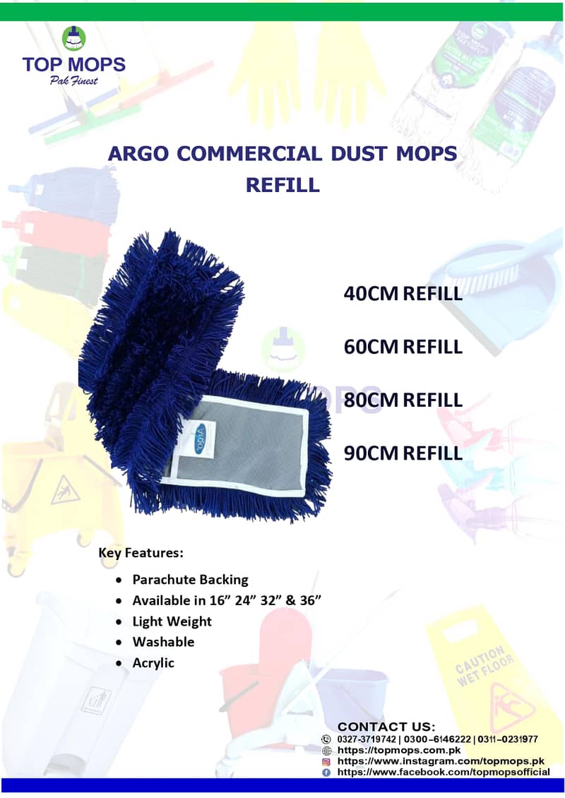 Dry Mops - Dust Mops - Wet Mops 5