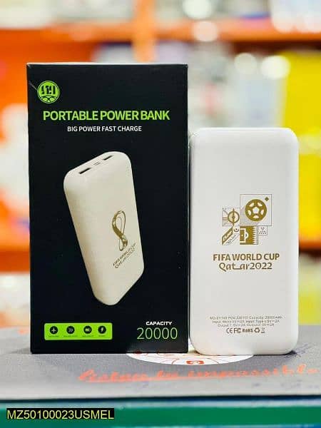 portable 20000mah Type_c power bank free home delivery all Pakistan 0