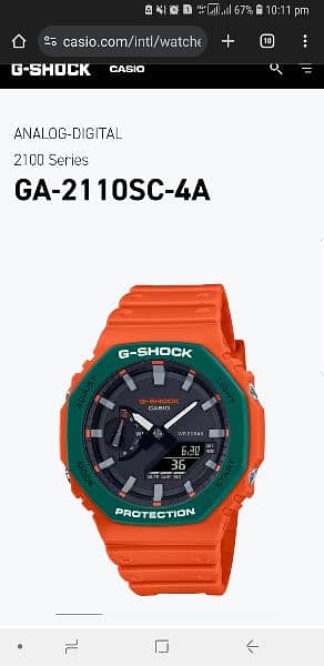 Casio GA-2110SC-4A up for sale 3