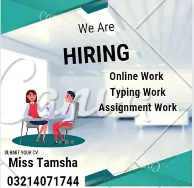 Assignment writing work Part Time/Full Time Daily payments 0