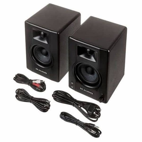 M Audio Bx3 Active Studio Monitors Pair 0