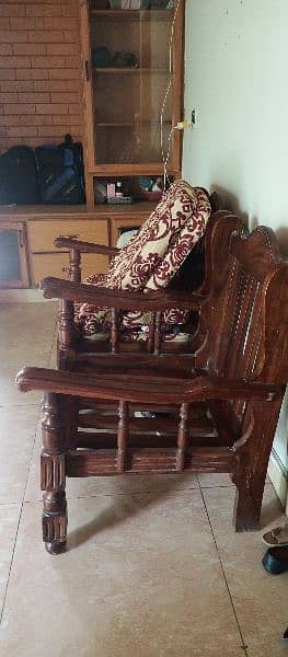 sofa set all of wood with gades 9