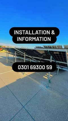 Solar System Installation And information 0301 6930059 0