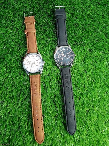 Analogue mens watch:"PACK OF 2 WATCHES" 0