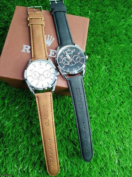 Analogue mens watch:"PACK OF 2 WATCHES" 1