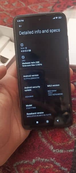 Xiaomi Redmi 10 4gb ram 128gb memory PTA approved all ok 13