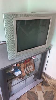 philips tv 19" with trolly urgent for sell