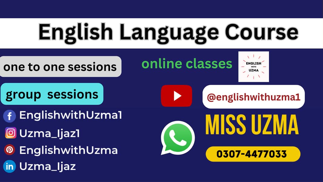 Spoken English Classes Online 0