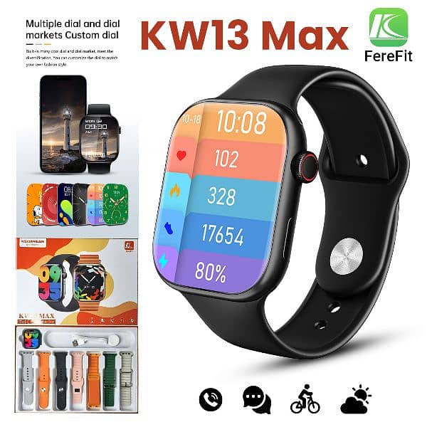 T20 Ultra2 Smart Watch With 4 Straps / Android smart watch / sim watch 7