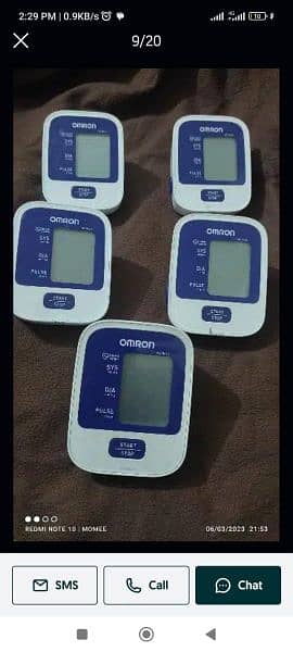 OMRON BLOOD PRESSURE MACHINE/MONITOR, GLUCOMETER, NEBULISER AVAILABLE 4