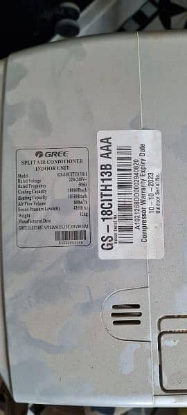 Gree Split AC 1.5 ton 0