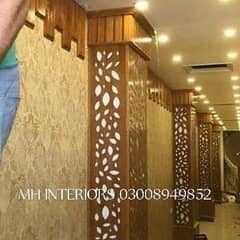 Pvc Wall panel. Wallpaper. Wooden & Pvc flooring. Blinds. O335-7Olll66