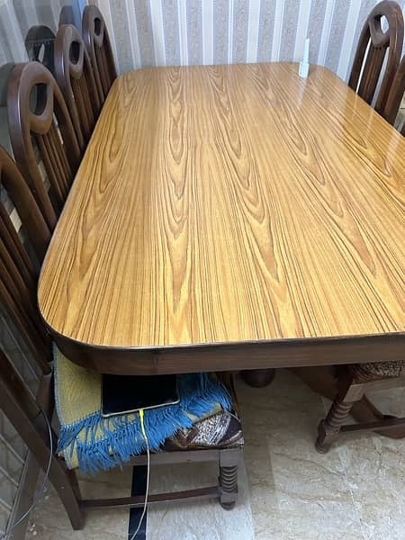 Dining table with 8 chair 3