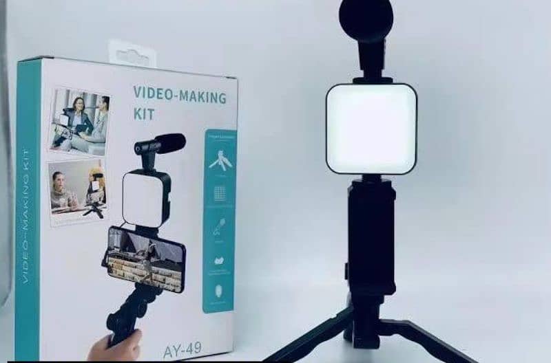 Video Making Vlogging kit with microphone 0
