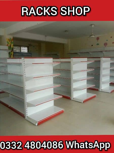 Oil store racks/ wall rack/ Gondola Rack/ cash counter/ Trolleys/ bins 7