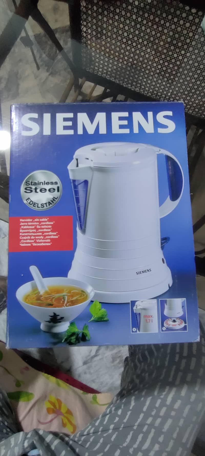 Original Simens Eletric Kettle Model TW 12002N 1