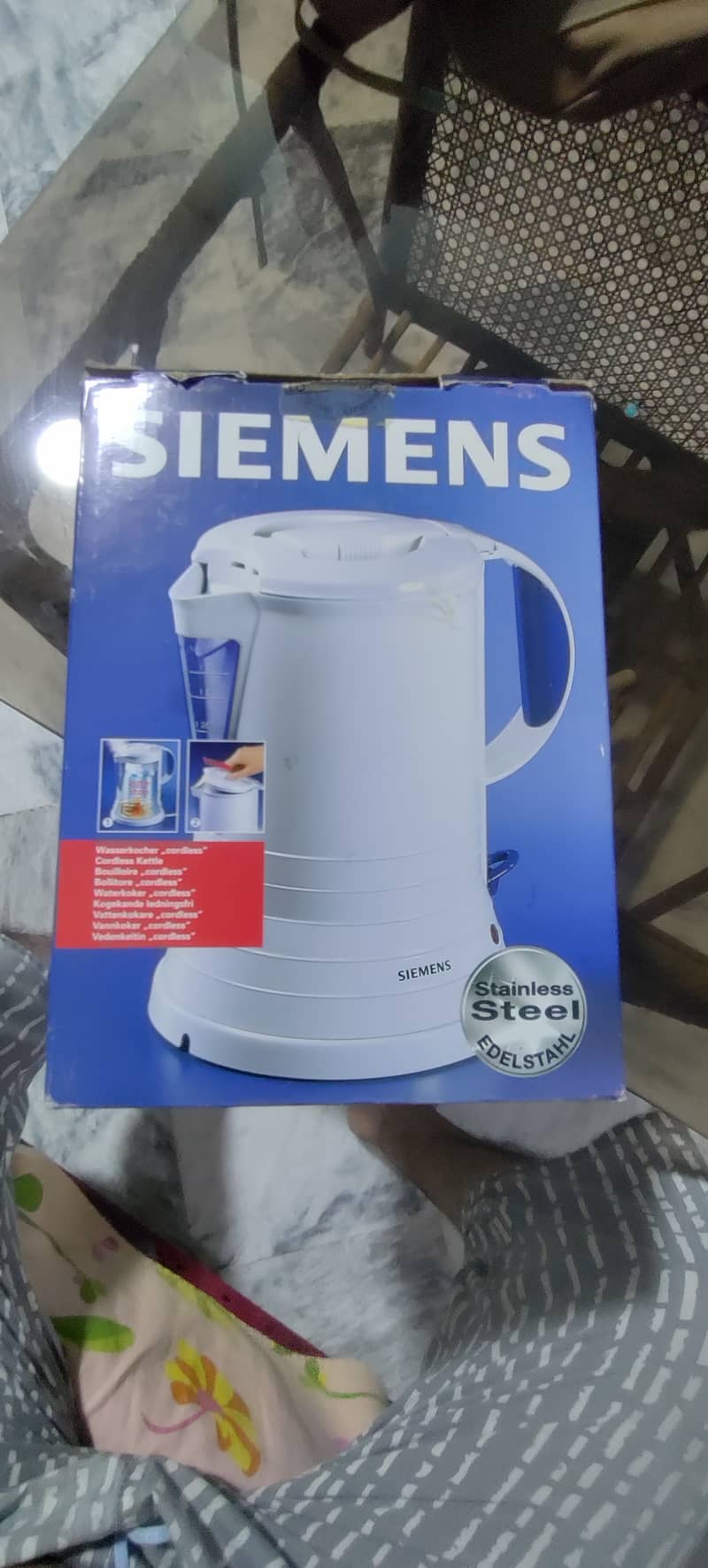 Original Simens Eletric Kettle Model TW 12002N 7