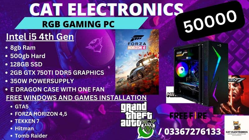 Full Gaming Setup/ RGB Gaming Setup / Gaming PC 11