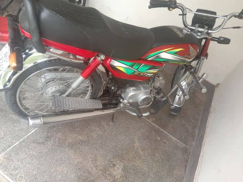 Honda CD 70 Model 2022 registration in 2021 3