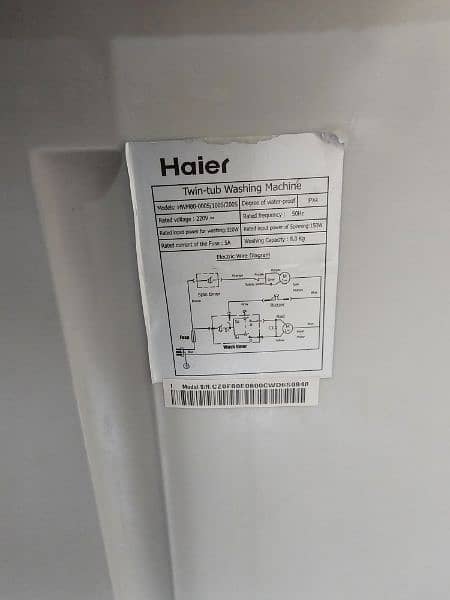 Haier washing Machine HWM 80-100s 6